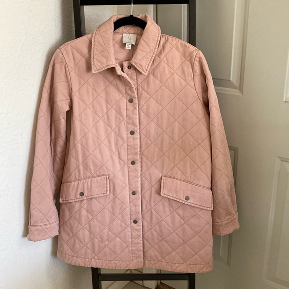 Joie Jackets & Blazers - Joie quilted chore coat light pink M